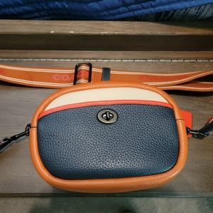 Coach Midnight blue camera bag